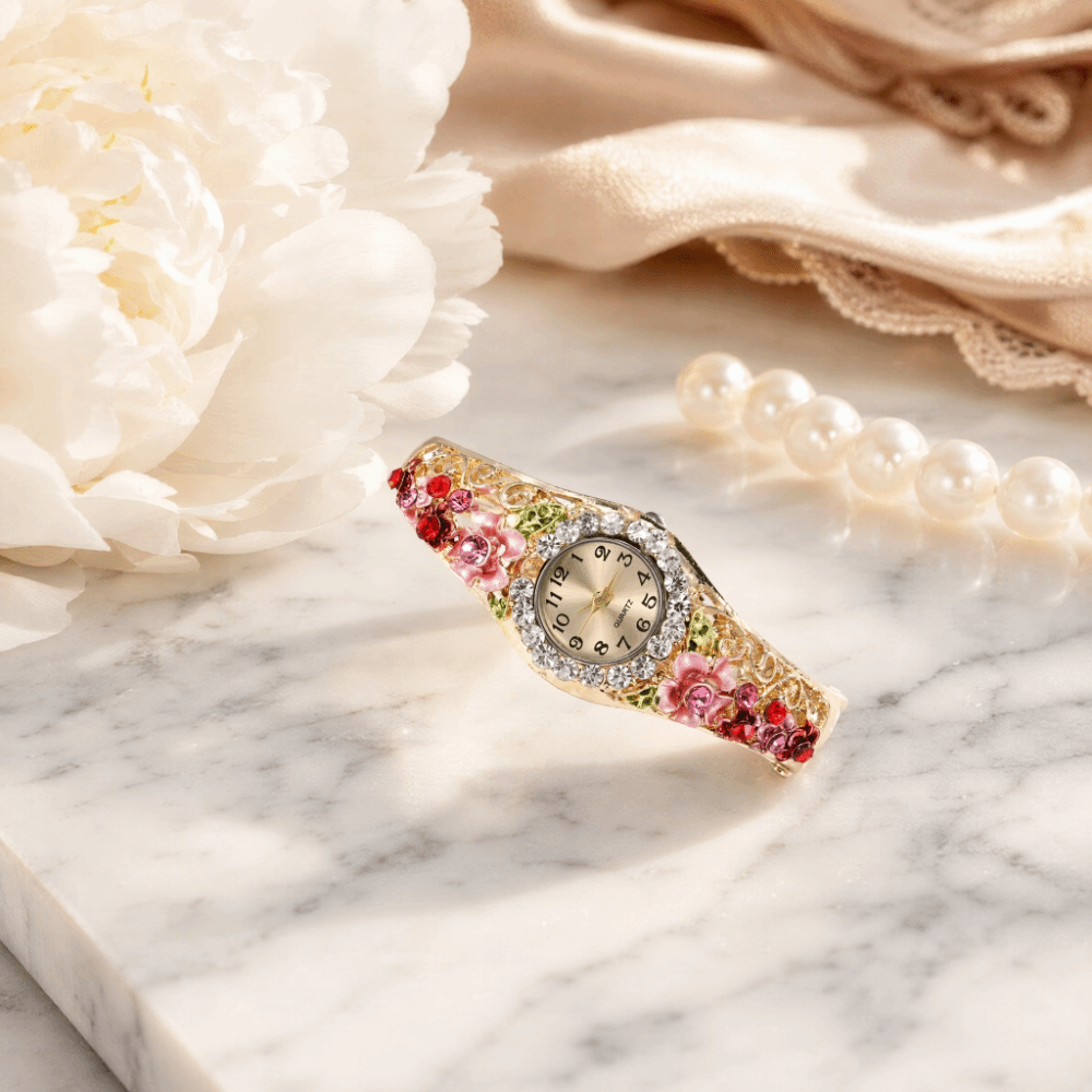 Rich In Flowers Vintage Watch  - Vintage Fashion Week ulasan dan harga