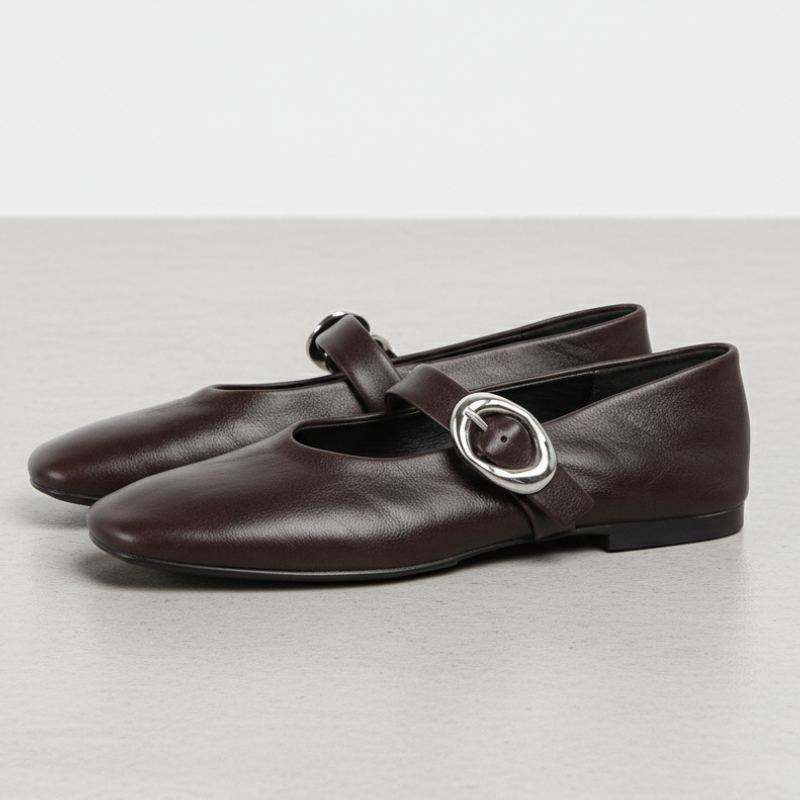 Women Mary Jane Shoes pu Leath - Vintage Fashion Online ulasan dan harga
