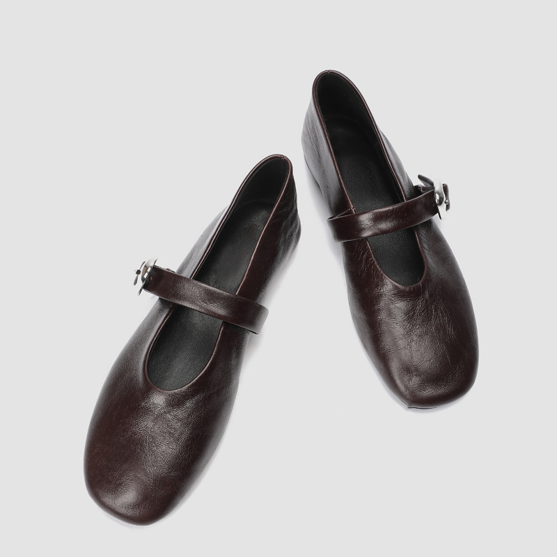 Women Mary Jane Shoes pu Leath - Vintage Fashion Online ulasan dan harga