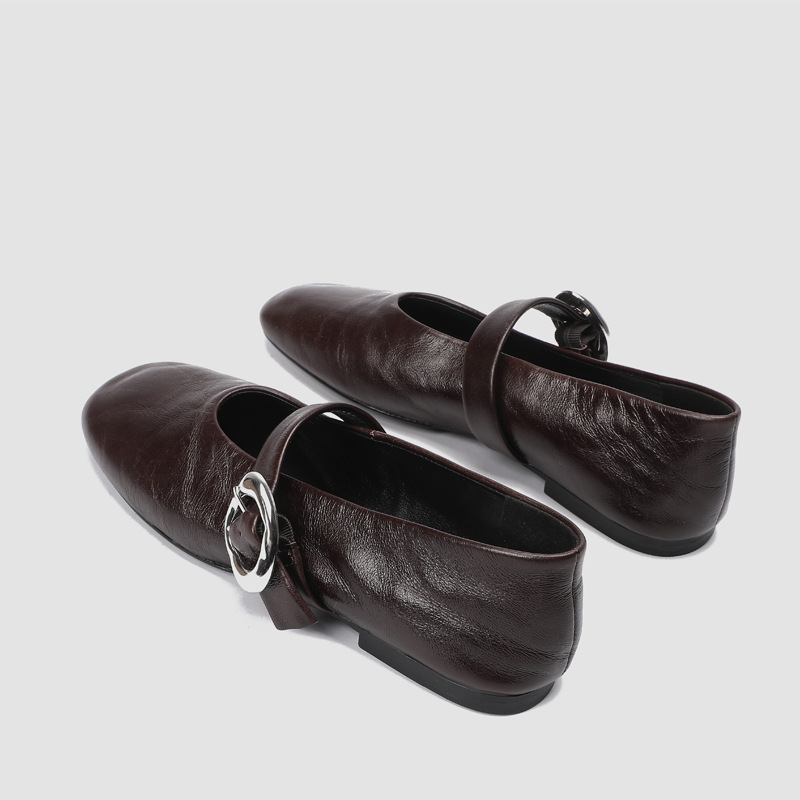 Women Mary Jane Shoes pu Leath - Vintage Fashion Online ulasan dan harga