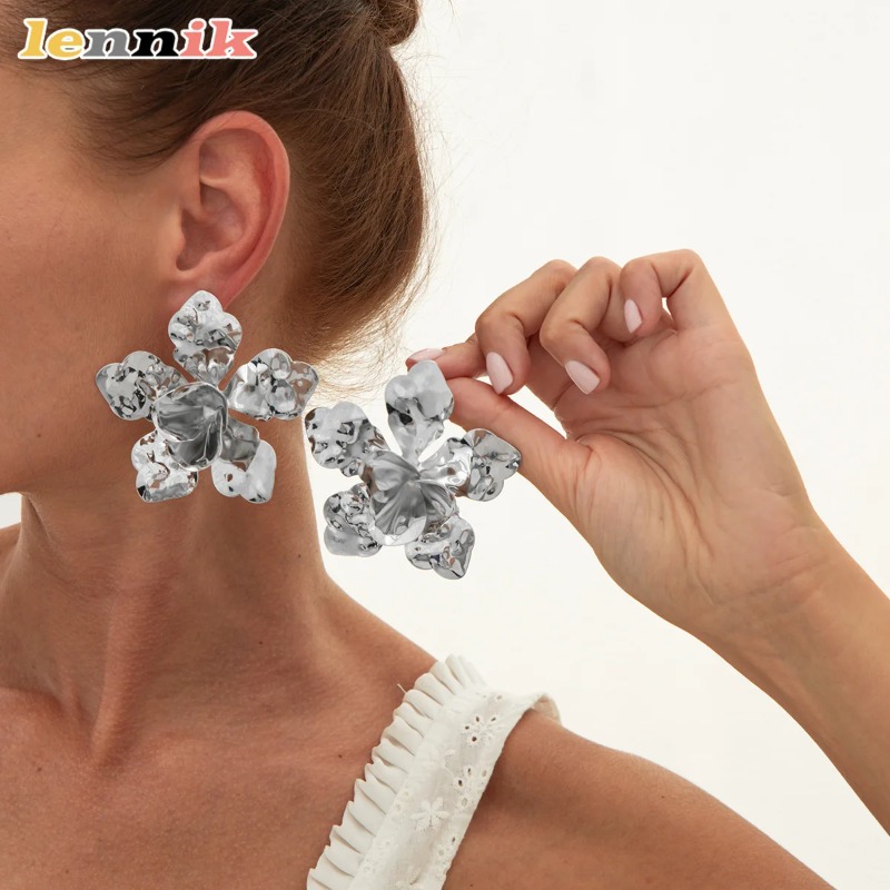 Vintage 3D Flower Necklace Set - Vintage Fashion Instagram ulasan dan harga