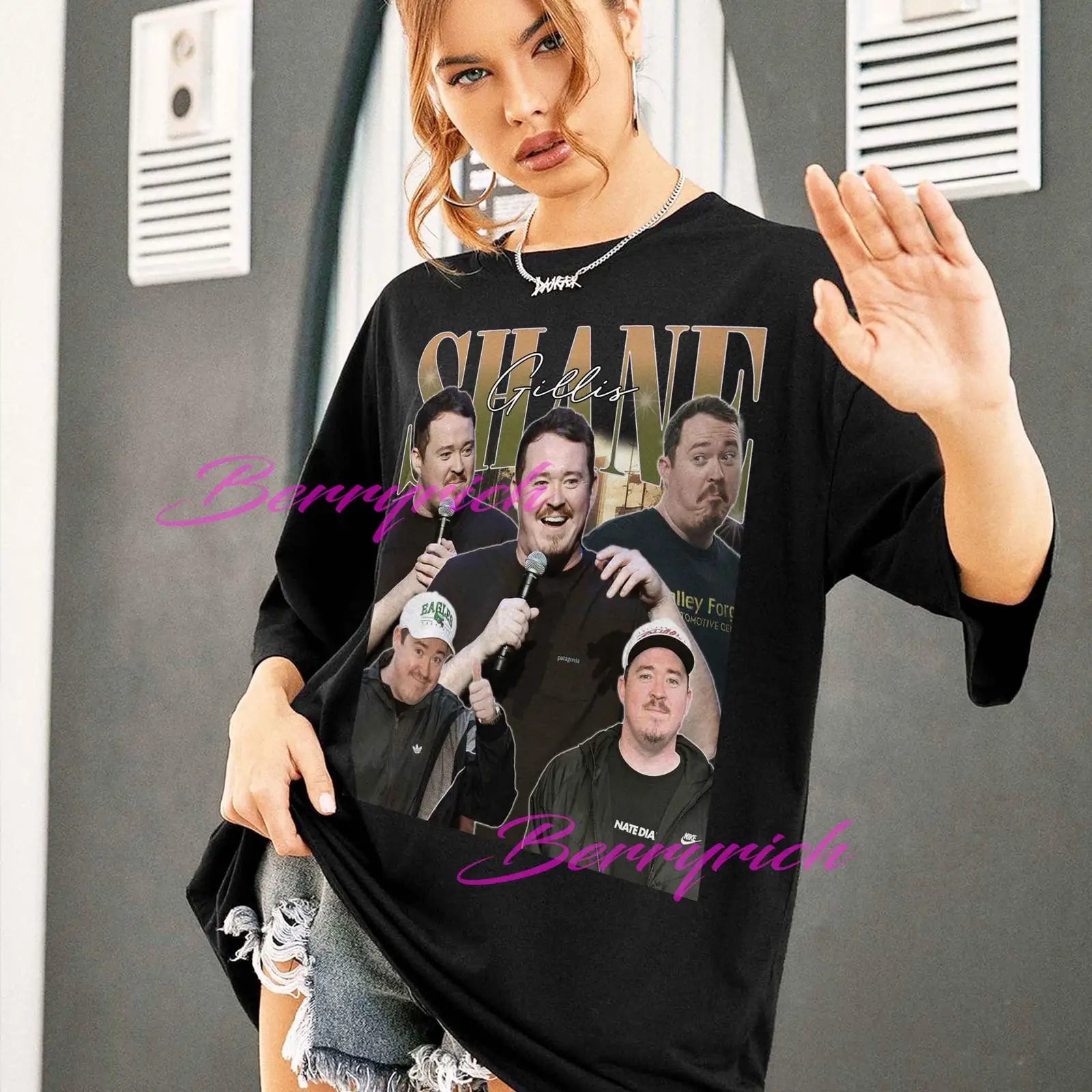 Shane Gillis Bootleg Vintage C - Vintage Fashion Collage ulasan dan harga